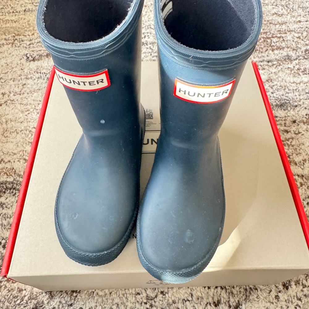 Hunter Kids First Classic - Navy Blue (US8)